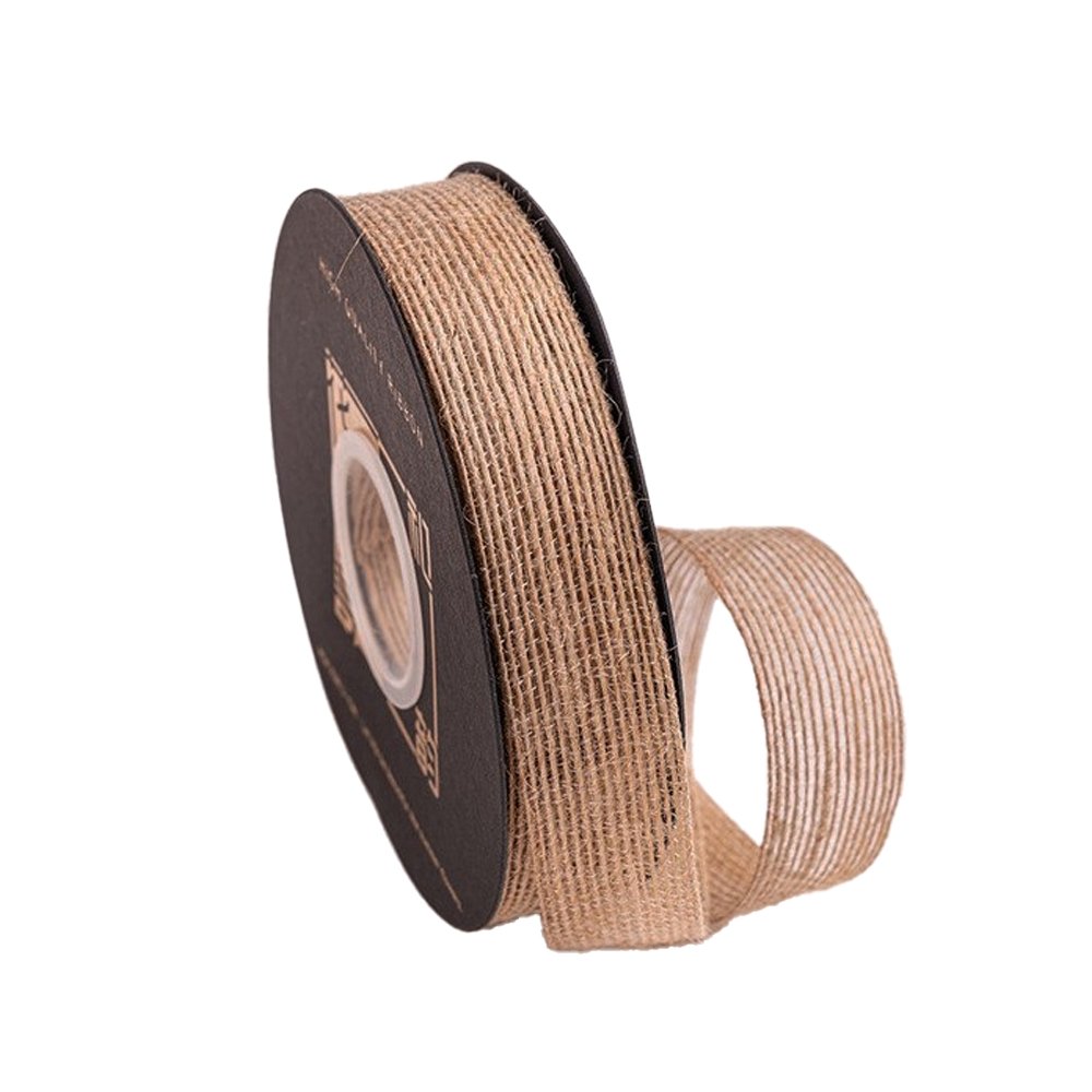 25mm Band Jute Hessian Burlap Ribbon - 50m - TEM IMPORTS™