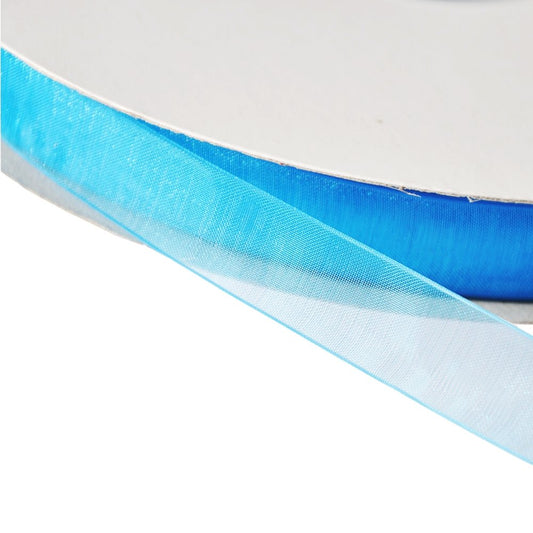 25mm Organza Blue - Woven Edge - TEM IMPORTS™