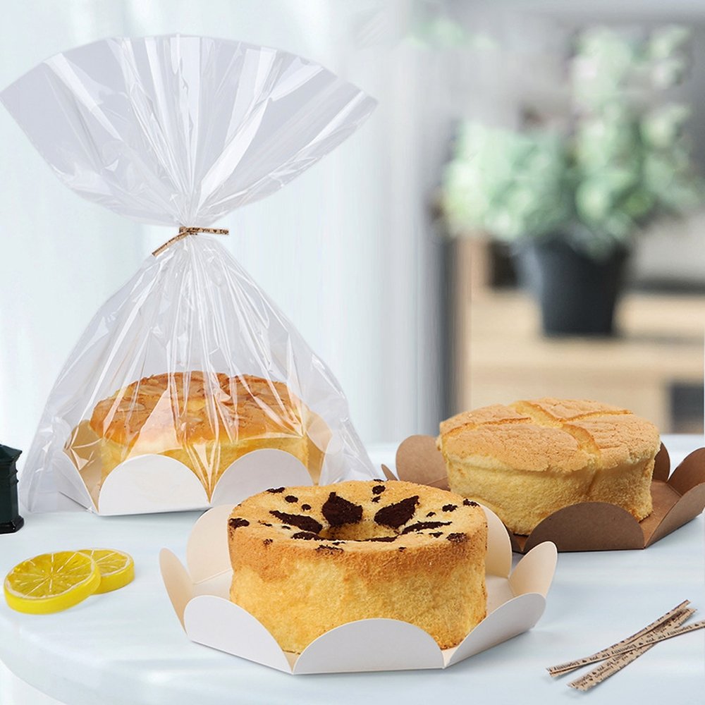 360mm Tall Cellophane Wrap Kit With White Paper Base - TEM IMPORTS™