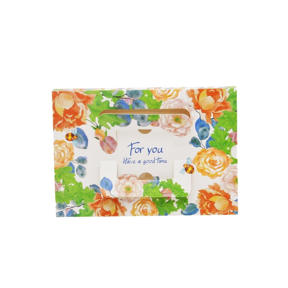 6 Compartment Paper Box - Flower&Rabbit - TEM IMPORTS™