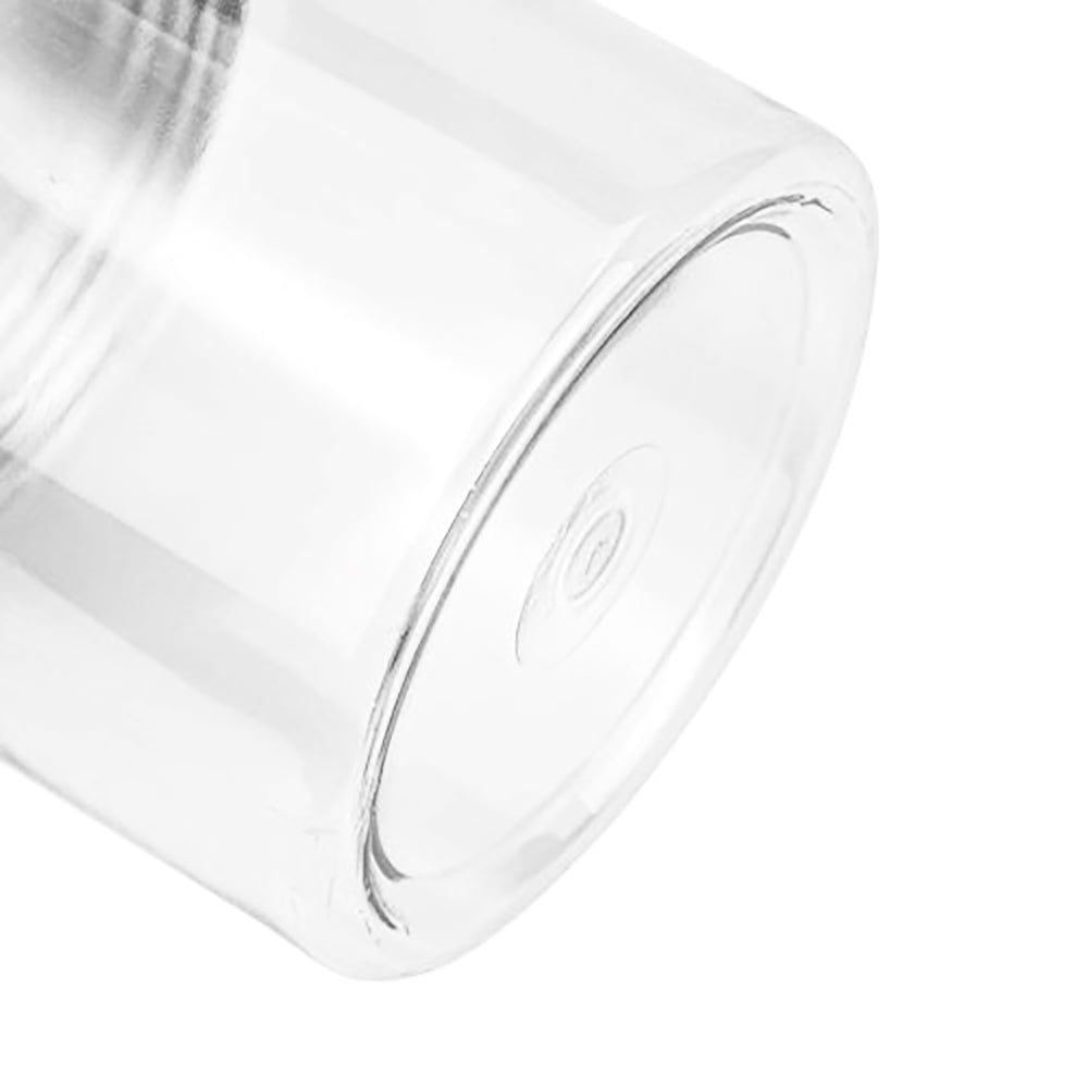 650mL/100mm Neck Straight Sided Plastic Jar With Metal Lid - TEM IMPORTS™