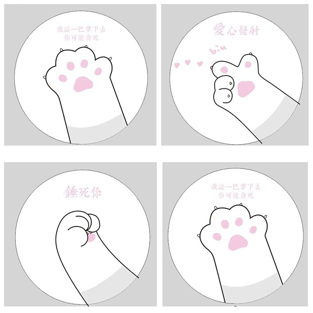 90/105mm Pattern Sealing Film For PP Cups-Cat Paws - TEM IMPORTS™