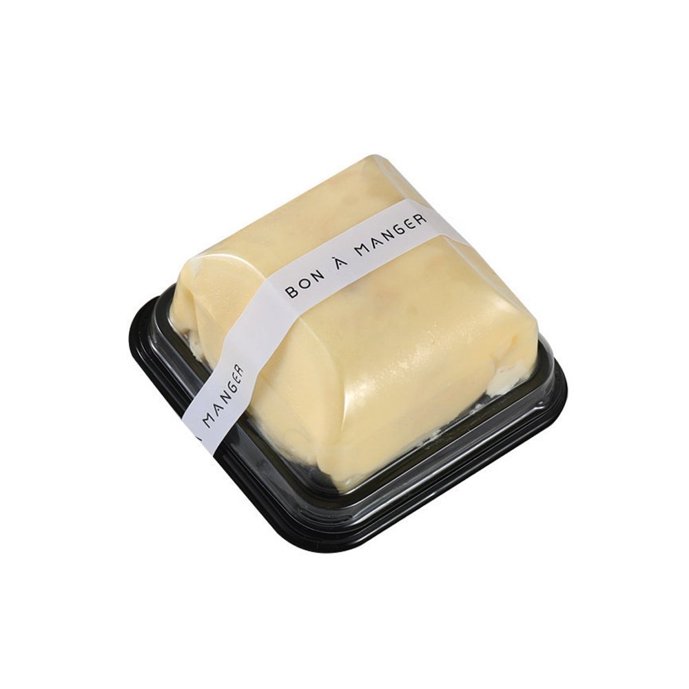 93x93mm Black Square Base With Lightly Slanted Clear Dome Lid - TEM IMPORTS™