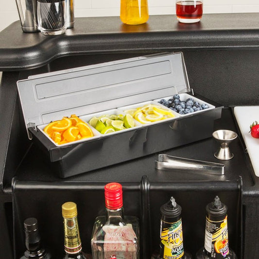 Bar Condiment Dispenser 4 Compartment - TEM IMPORTS™