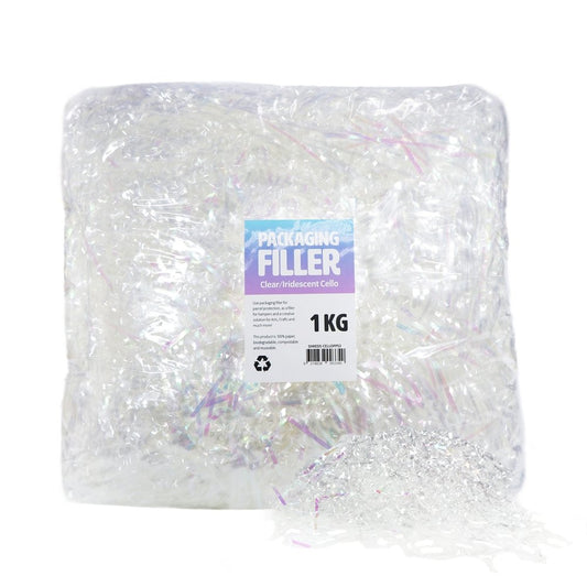 Clear & Iridescent Pearl Shreds Fillers - 1Kg