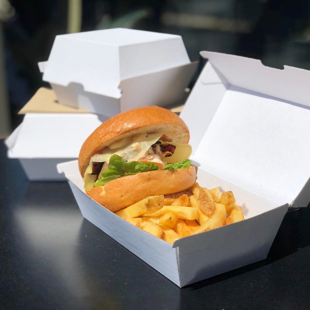 Corrugated Plain White Regular Snack Box - TEM IMPORTS™
