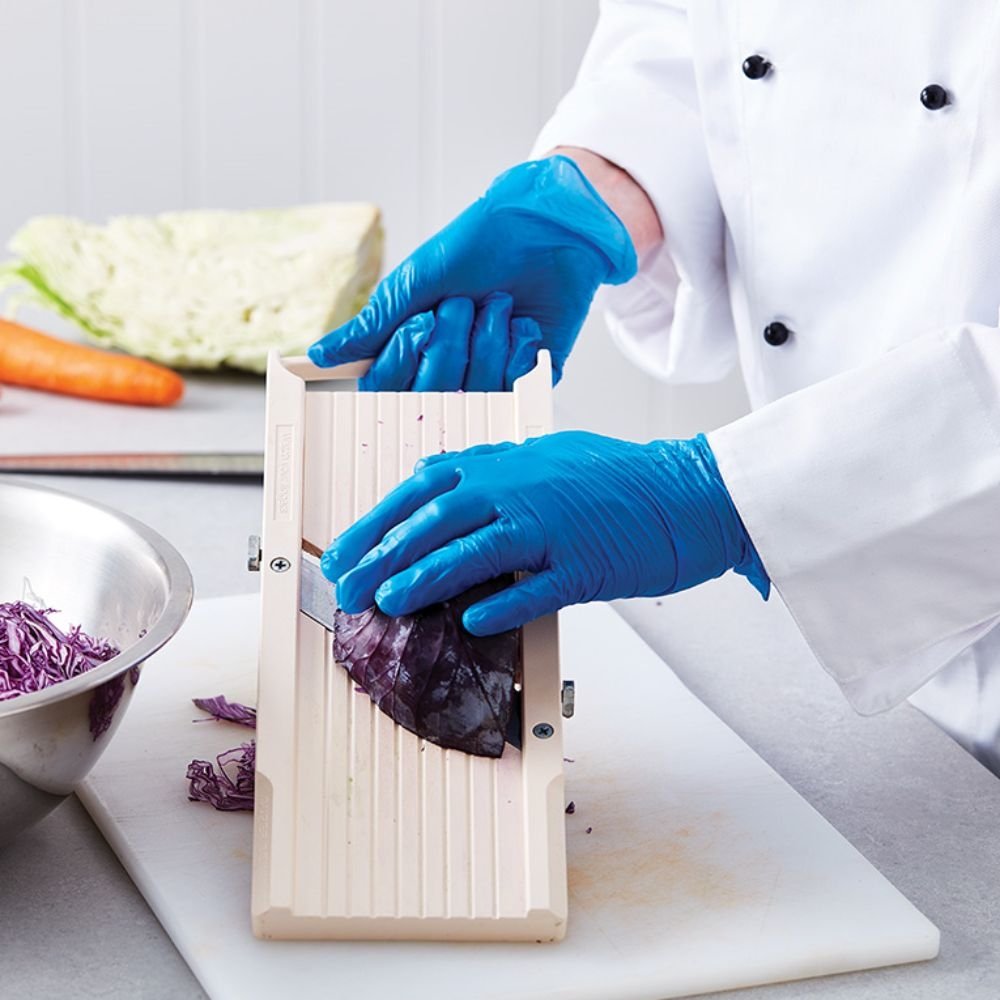 Blue Vinyl Gloves Powder Free - Extra Large - TEM IMPORTS™