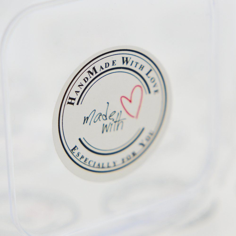Handmade With Love Heart Shape - Pack of 120 - TEM IMPORTS™