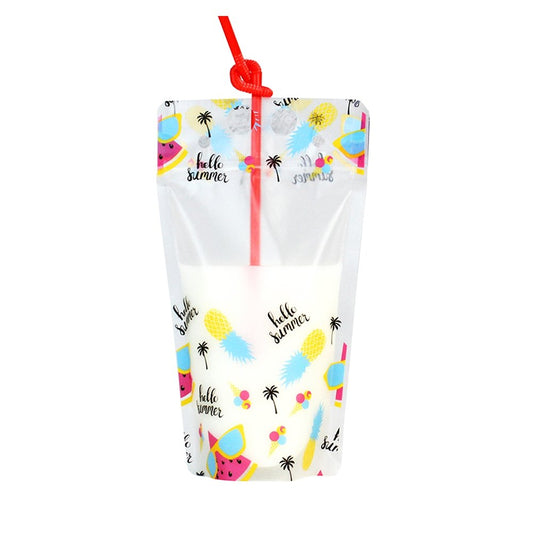 23x13 Printed Hello Summer Reusable Ziplock Bag