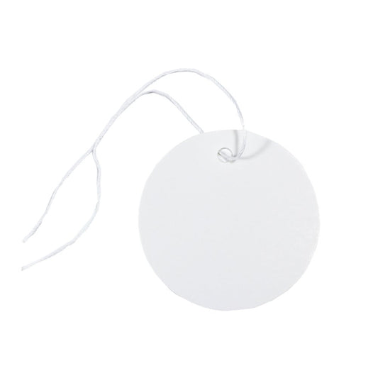 Round Circle Shape - 50mm - 50pk - White - TEM IMPORTS™