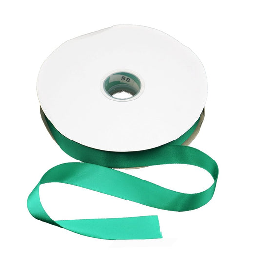 Satin Double Faced Woven Edge Ribbon-Parrot Green - TEM IMPORTS™