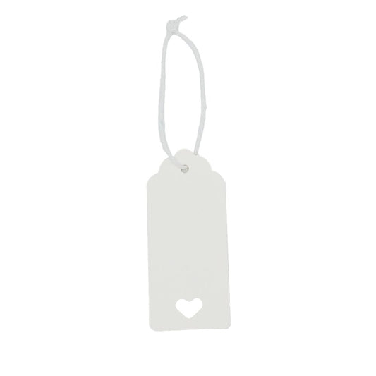 Scalloped Shape - 90x40 - 100pk - White - TEM IMPORTS™