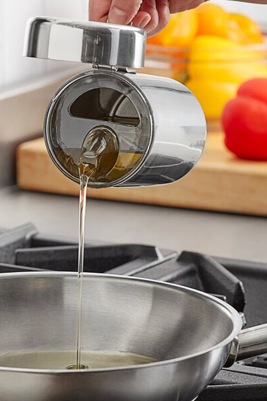 0.5Lt Oil Canister Pourer Stainless Steel - TEM IMPORTS™
