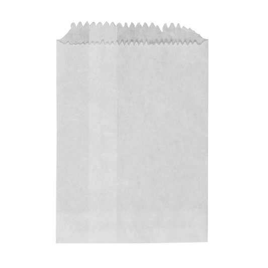 Flat Paper Bag White Size #1/4 - 1000/PK