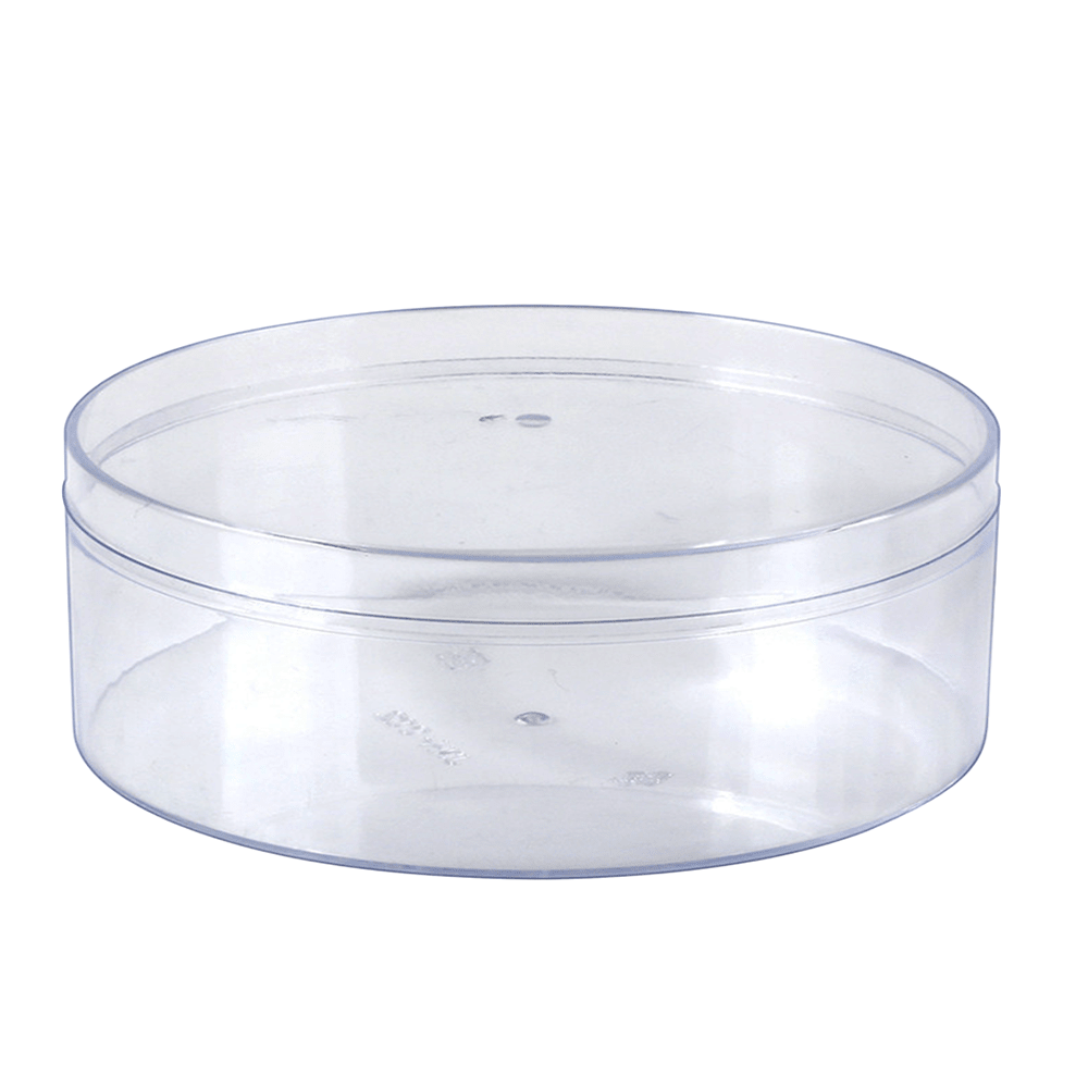 1000mL Clear Round Container With Hard Lid - TEM IMPORTS™