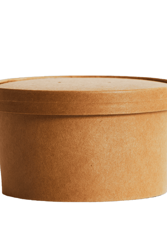 1000mL PE Coated Kraft Paper Salad Bowl - TEM IMPORTS™