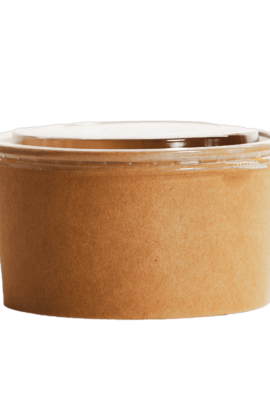 1000mL PE Coated Kraft Paper Salad Bowl - TEM IMPORTS™