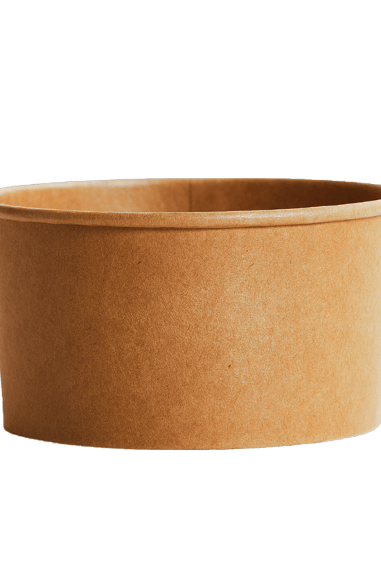 1000mL PE Coated Kraft Paper Salad Bowl - TEM IMPORTS™