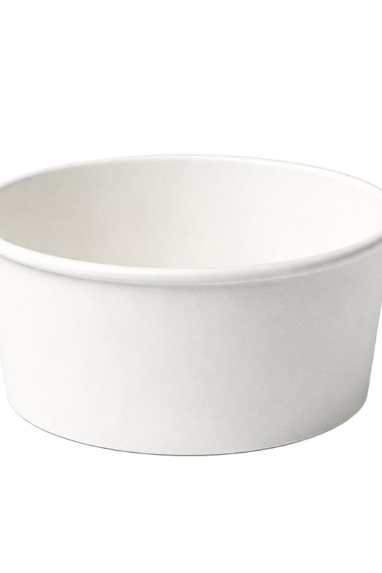 1000mL PE Coated White Paper Salad Bowl - TEM IMPORTS™
