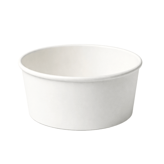 1000mL PE Coated White Paper Salad Bowl - TEM IMPORTS™