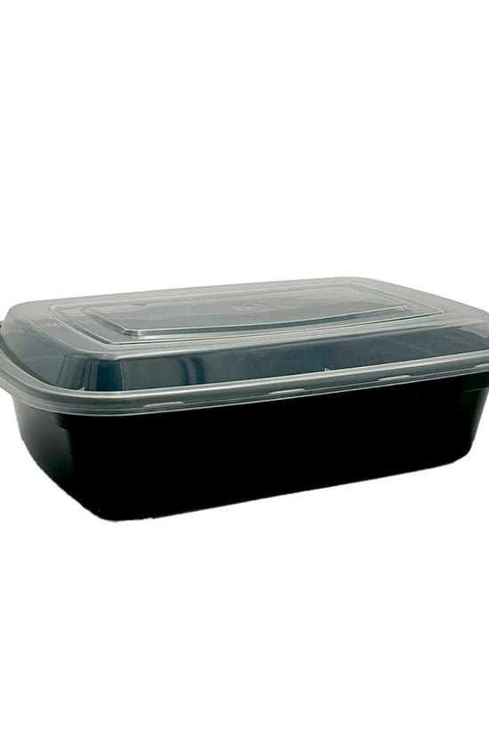 1000mL Premium Rectangular Black Container Base - TEM IMPORTS™