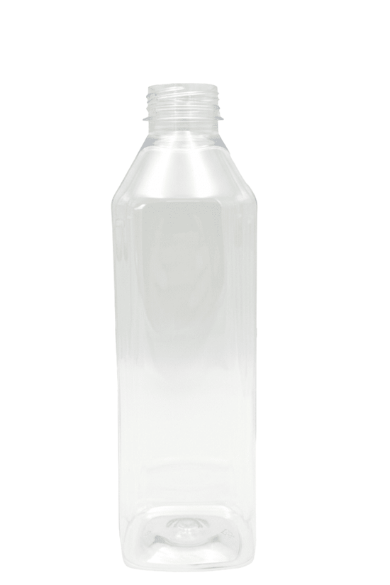 1000mL Tall Square Bottle With Tamper Evident Cap - TEM IMPORTS™
