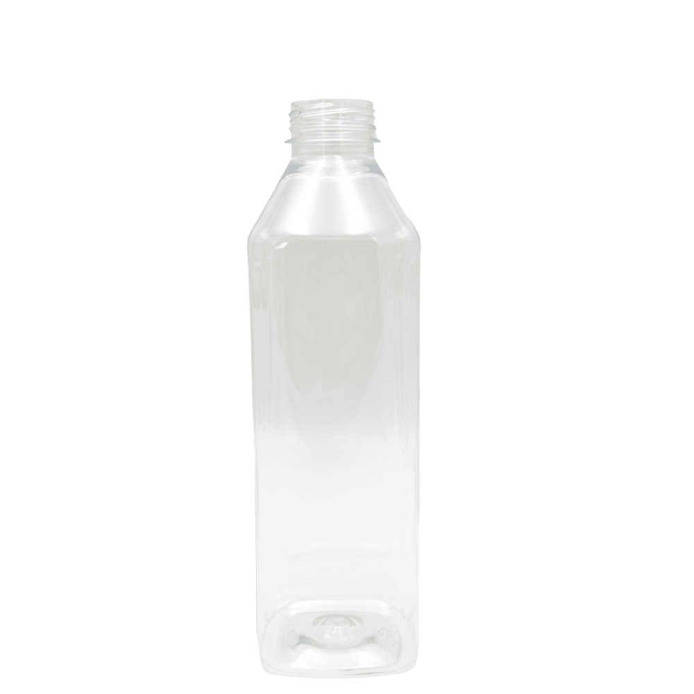 1000mL Tall Square Bottle With Tamper Evident Cap - TEM IMPORTS™