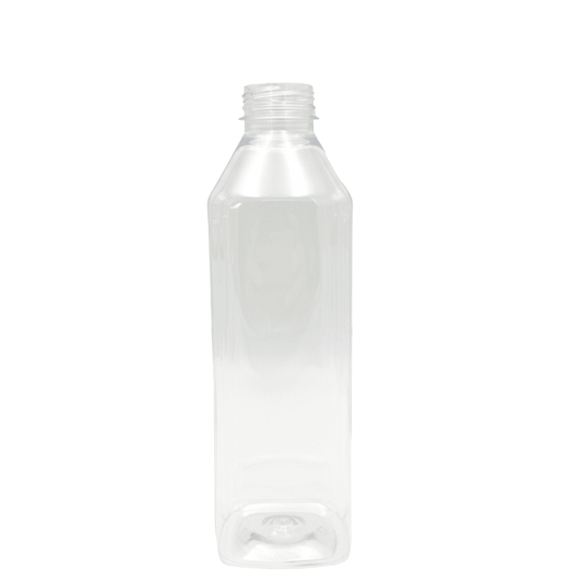 1000mL Tall Square Bottle With Tamper Evident Cap - TEM IMPORTS™