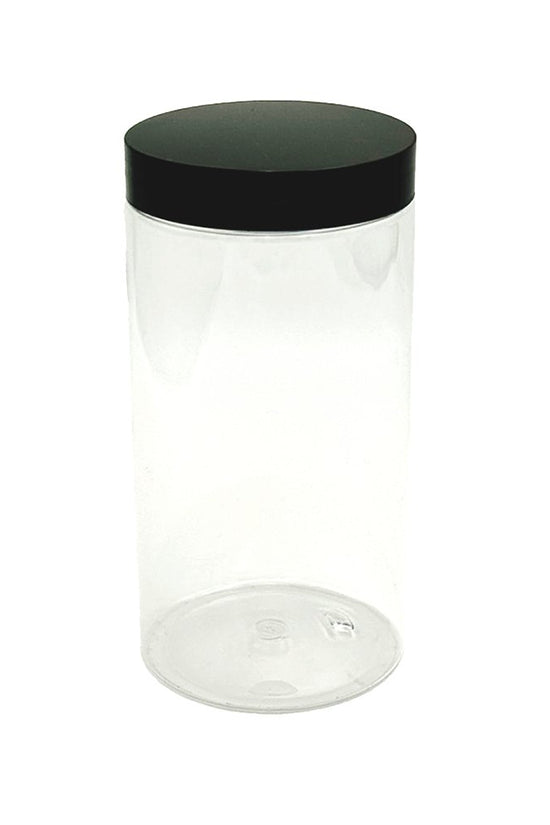 1000mL/89mm Neck Straight Sided Plastic Jar - TEM IMPORTS™