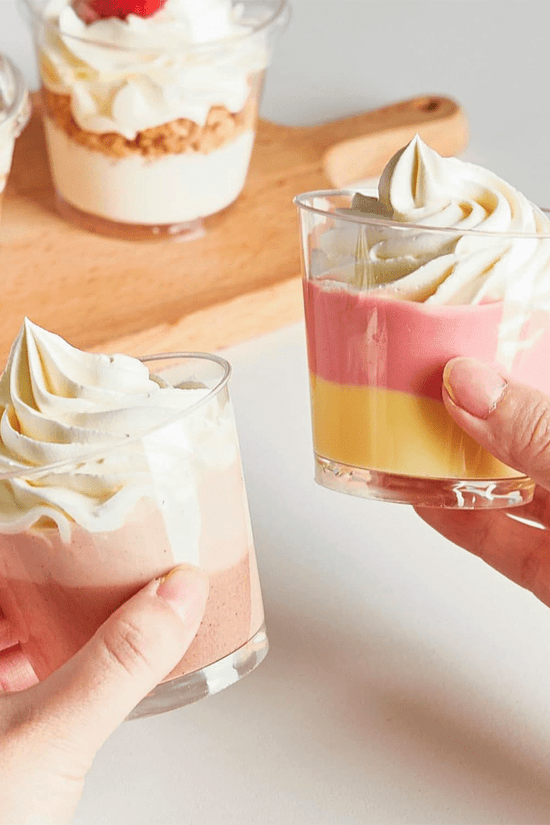 100mL Clear Mini Round Dessert Short Cup - TEM IMPORTS™