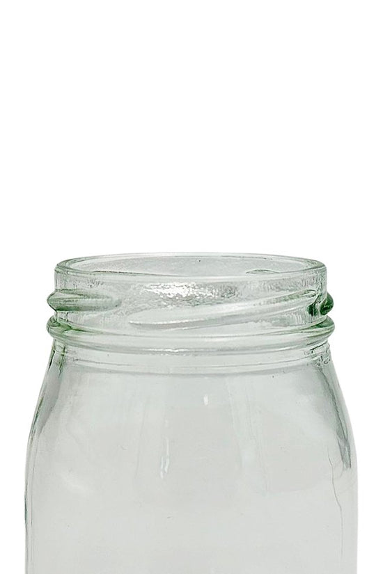 100mL Glass Jar With Gold Metal Twist Lid - TEM IMPORTS™