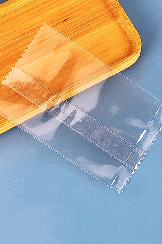 100x70mm Heat Sealable Clear Nougat Bag - Razer Edge - TEM IMPORTS™