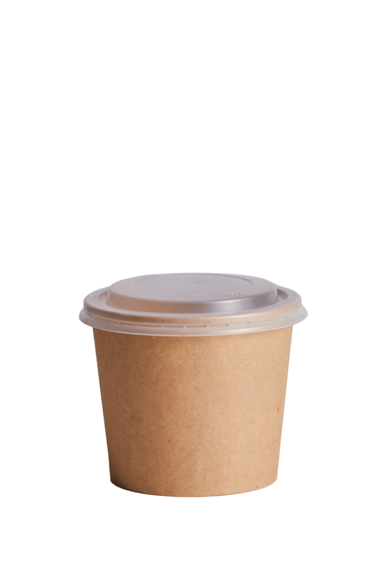 105mm PP Flat Lid To Suit Paperway™ Round Containers - TEM IMPORTS™