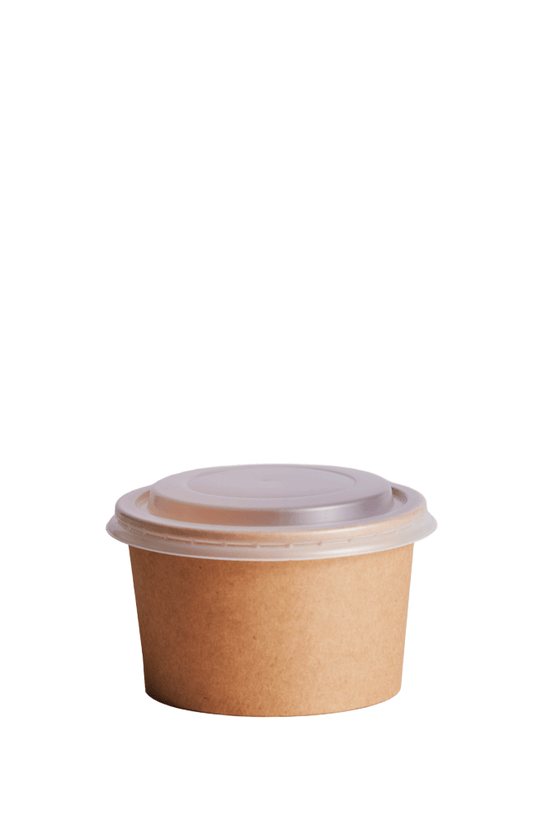 105mm PP Flat Lid To Suit Paperway™ Round Containers - TEM IMPORTS™