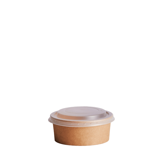 105mm PP Flat Lid To Suit Paperway™ Round Containers - TEM IMPORTS™