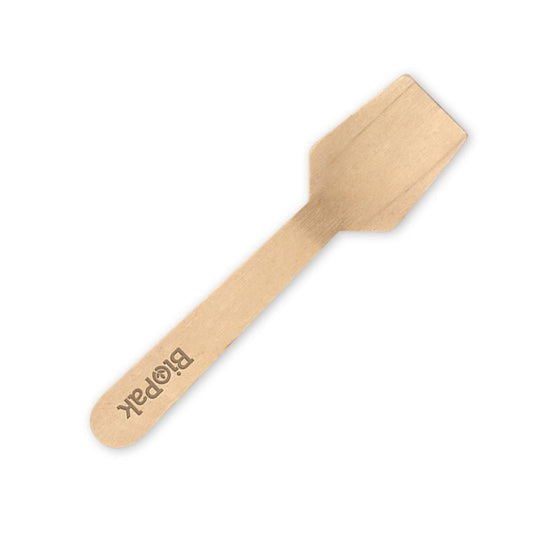 10cm Wood Ice Cream Spoon - 2000pcs/Ctn - TEM IMPORTS™