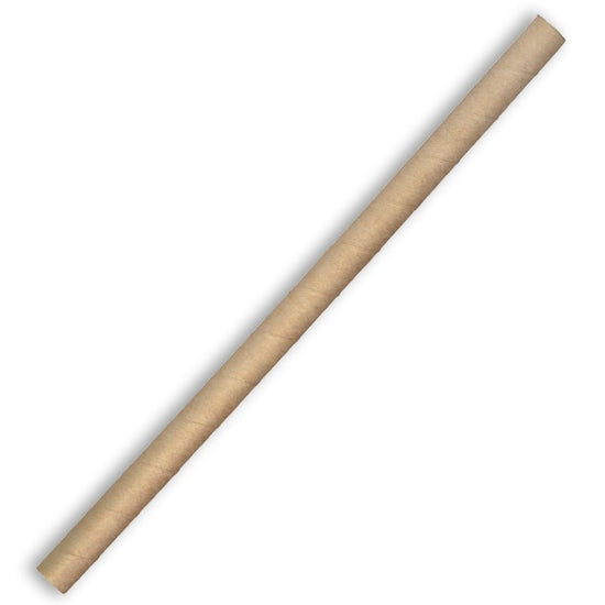 10mm Jumbo Kraft BioStraw - 2500pcs/Ctn - TEM IMPORTS™