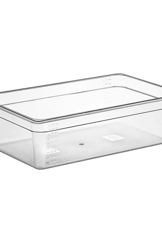1/1 Full Size Clear Polycarbonate Food Pan - 150mm - TEM IMPORTS™