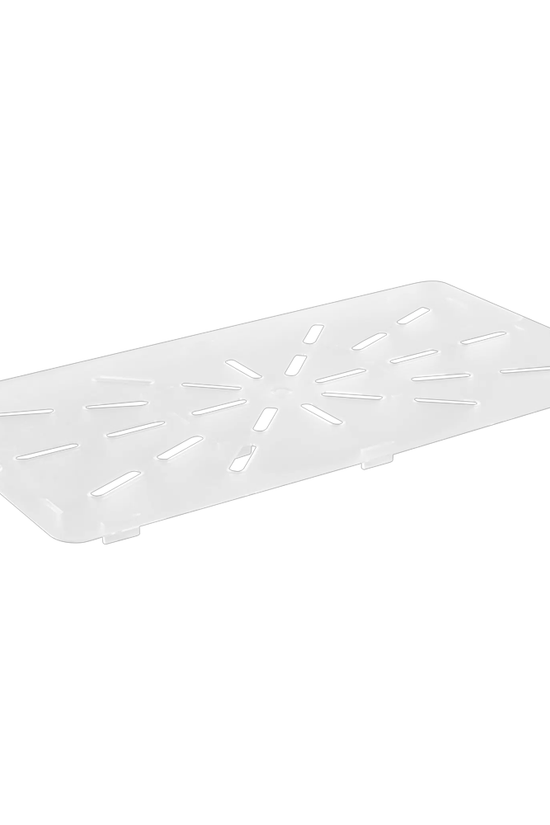 1/1 Size GN Food Pan Drain Plate - Clear - TEM IMPORTS™