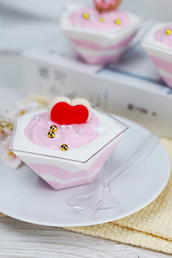 110mL Clear Mini Diamond Shape Dessert Bowl - TEM IMPORTS™