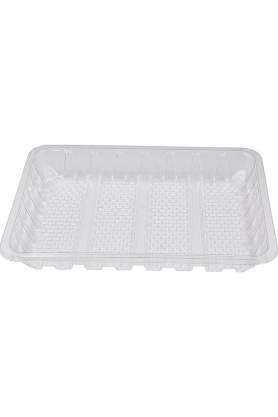 11x9" Clear LiquiLock RPET Meat Tray - TEM IMPORTS™