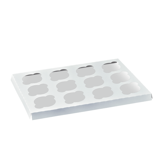 12 Cupcake Insert White - TEM IMPORTS™