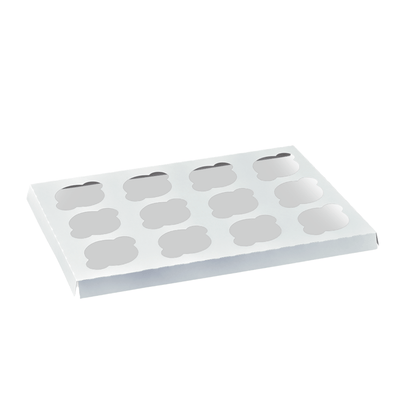 12 Cupcake Insert White - TEM IMPORTS™