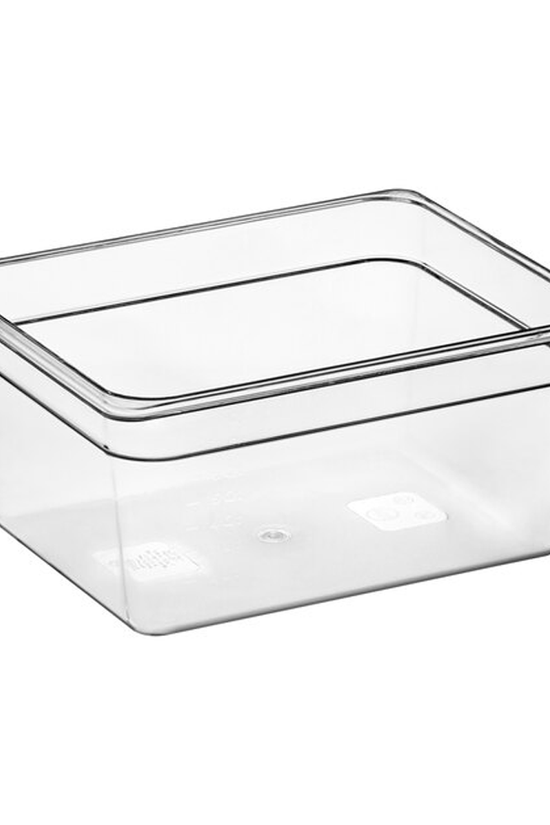 1/2 Size Clear Polycarbonate Food Pan - 150mm - TEM IMPORTS™