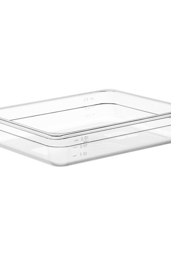 1/2 Size Clear Polycarbonate Food Pan - 65mm - TEM IMPORTS™