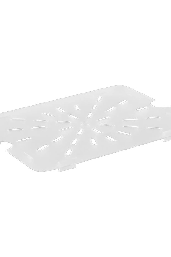 1/2 Size GN Food Pan Drain Plate - Clear - TEM IMPORTS™
