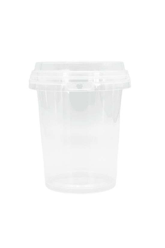 120B Clear Lid Suit Round Tamper Proof Bucket Cups - TEM IMPORTS™