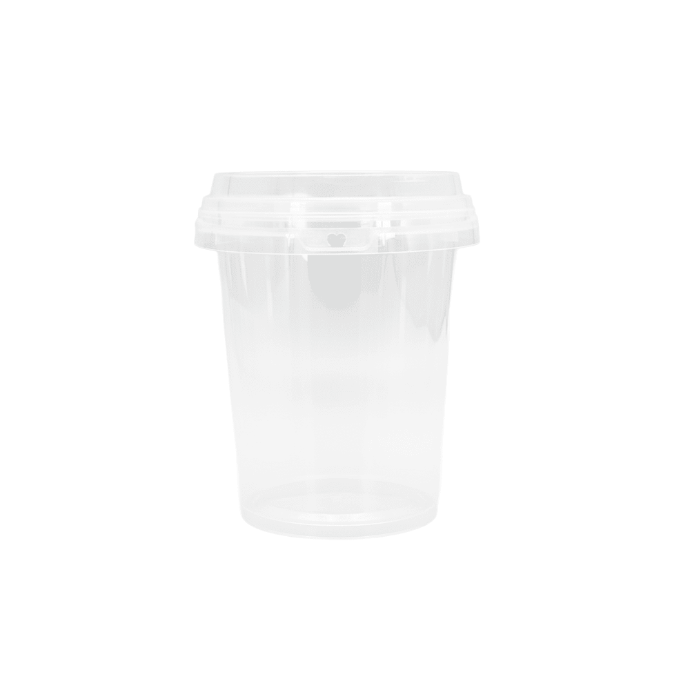 120B Clear Lid Suit Round Tamper Proof Bucket Cups - TEM IMPORTS™