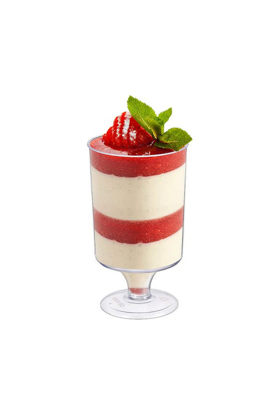 120mL Clear Mini Tall Pedestal Dessert Cup - TEM IMPORTS™