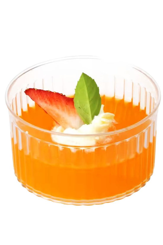 120mL Clear Round Rib Cup - TEM IMPORTS™